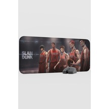 Slam Dunk Anime V1 - 70x30 Xl Gaming Kauçuk Kaymaz Taban Mouse Pad Fare Altlığı