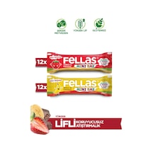 Fellas Mini Kids Meyve Bar Muzlu 12 x 28 G + Çilekli 12 x 28 G