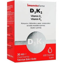 Imuneksfarma Vitamin D3K2 30Ml Damla