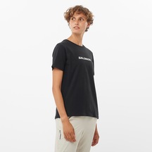 Salomon Logo Ss Tee W Deep Black// T-shırt Lc2217700 001