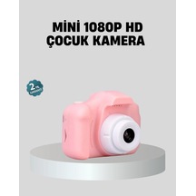 Mey İthalat Mini Dijital Çocuk Kamerası 8mp Hd Ekranlı 1080p Video Ve Şarjlı