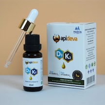 Apideva D3k2 Vitamin Damla 2'si 1 Arada Yerli Üretim Helal Sertifikalı