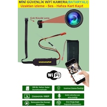 Mini Güvenlik Wifi Kamera Bataryalı