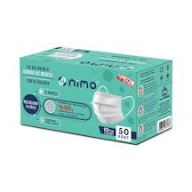 Nimo Tek Kullanımlık Tam Ultrasonik Cerrahi Yüz Maskesi 50'li Nimo Tek Kullanımlık Tam Ultrasonik Cerrahi Yüz Maskesi 50'li