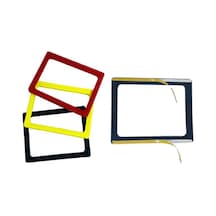 Plastik Çerçeve Bantlı - A/5 21 15 Cm Pakette 10 Adet Antrasit