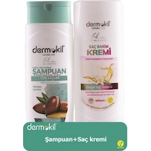 Dermokil Argan Şampuan 400 ml + Saç Kremi 400 ml 2'li Set