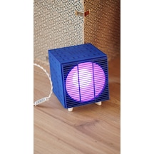 2000's Blue - Retro Endüstriyel Ambiyans Aydınlatma Özel Tasarım Dekoratif Işık Lacivert