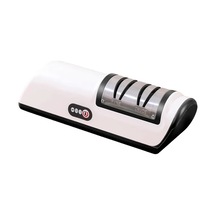 Xuweiwei Profesyonel Usb Siyah Elektrikli Bıçak Bileyici 20 Derece Düz Kenar 3 Aşamalı Bileme Şefler Ve Ev Kullanımı İçin Kompakt Mutfak Aracı