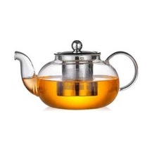EPİNOX BOROSİLİKAT CAM DEMLİK 400 ML - ÇELİK SÜZGEÇ (CD-400M) Şeffaf