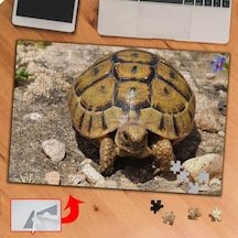Sevimli Hayvan Kaplumbağa 240 Parça Puzzle Yapboz-ks70366