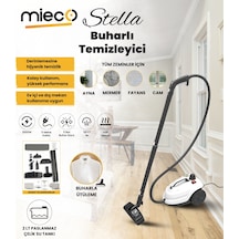 Mieco Stella 2000W Çok Fonksiyonlu Buharlı Temizleyici - Buharlı Temizlik Makinesi +Ütü Başlığı