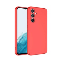 Samsung Galaxy Uyumlu A16 5g Kılıf First Silikon - Kırmızı Bz8683140810221