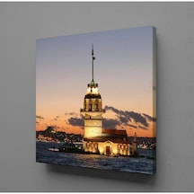 Technopa Kız Kulesi Istanbul Manzara Kanvas Tablo 90x90cm Model:xc10523