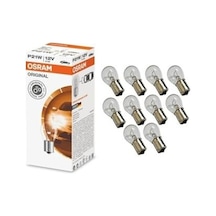 Osram 12v 93 P21w Stop Sinyal Ampulü Tek Duy 10 Adet  7506