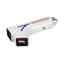 Black&Decker Pıusb2Be 3.1 Amper Çift Çıkışlı Usb Araç Şarj  Cihazı
