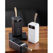 Powerbank 60000 Mah Dijital Göstergeli 4 Portlu Ucz60000powerbank2 Çok Renkli