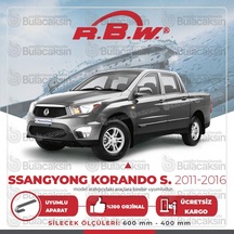Rbw Ssangyong Korando Sports 2011 - 2016 Ön Muz Silecek Takımı