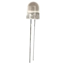 8mm Mavi Şeffaf Led - 50 Adet