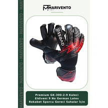 Premium Gk-300-2-9 Kaleci Eldiveni 9 No German Latex Rekabet Sporcu Gereci Sahalar İçin Çok Renkli