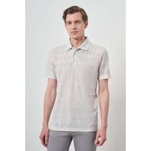 Erkek Gri Trend Dinamik Fit Polo Yaka T-shirt 25ys018029100 Gri Gri