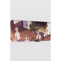 Fruits Basket Anime V5 - 90x40 Xxl Gaming Kauçuk Kaymaz Taban Mouse Pad Fare Altlığı