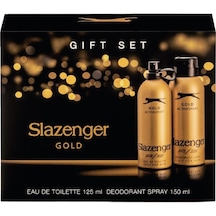 Slazenger Gold Erkek Parfüm EDT 125 ML + Erkek Sprey Deodorant 150 ML