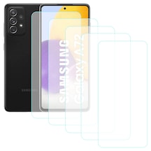 Notech Samsung Galaxy A72 Temperli Cam Ekran Koruyucu 5li Eko Paket