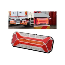 Dinamik Kayar Sinyalli Neon Ledli Arka Stop Lambası 12-24 Volt