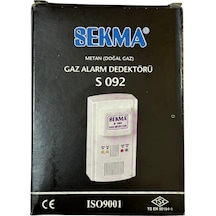 Sekma Doğal Gaz Metan Alarm Dedektörü S-092 10 Adet