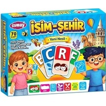 İsim Şehir Kart Oyunu 70 Kart Eğitici Aile Ve Çocuk Oyunu 4+ Yaş Zeka Oyunu