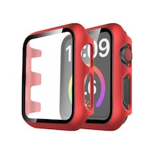 Watch 42mm Camlı Kasa Ekran Koruyucu - Kırmızı Rark10170