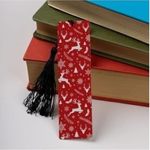 Yılbaşı Temalı Kitap Ayracı 13.5 Cm X 4 Cm Metal Malzeme