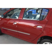 Woc Chrome Renault Clio Symbol Krom Cam Çıtası 2013 Sonrası 4  Par
