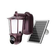 Torima CMR29 Şarjlı Duvar Lambası Görünümlü Dış Mekan Kamerası Akıllı Ip Güneş Enerjili Kamera