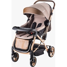 Babycare Bc65 Capron Lüx Çift Yönlü Bebek Arabası Kahverengi