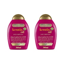Keratin Yağı İçeren Şampuan, 385 Ml, 2'li Paket