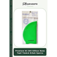 Premium Sc-305 Silikon Bone Yeşil Yüzücü Erkek Sporcu