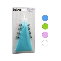 11pcs Pasta Seti - Renkli 1-krema Torbası - 9-metal Sıkma Uçları - 1-uç Tutucu Adaptör 5468