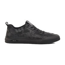 Siyah Hafif Esnek Erkek Sneaker 25y510-13 M Kömür Çok Renkli