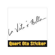 Hayat Güzeldir, La Vita E Bella Araba Sticker, Oto Sticker (262667937)