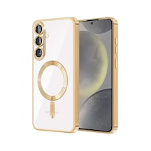 Samsung Uyumlu Galaxy A27 5g Kross Magneticsafe Kapak - Gold Standart
