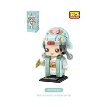 Loz Micro Anime Serisi 1544 Modeli 291 Parça Dekoratif Oyuncak Yapım Seti Yapı Blok