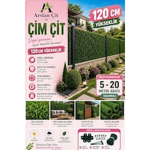 Tr Çim Çit Yapay Örgülü Bahçe Teli Yeşil 120 Cm X 11 Mt Diğer