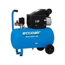 Eccoair ECCO 2501-50 2.5 Hp 8 Bar 50 LT Tek Kademe Pistonlu Kompresör