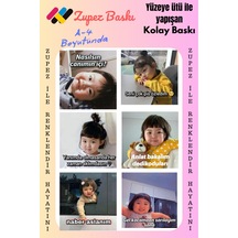 Yama Arma - A4 Ebat - Pamuklu Kumaşa - Ütü Transfer - Tişört İçin - Zpz006 - 692830328