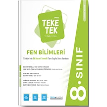 Pruva Akademi 8. Sınıf Lgs Fen Bilimleri Teke Tek Soru Bankası 2024
