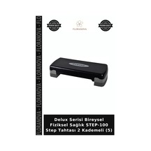 Delux Serisi Bireysel Fiziksel Sağlık Step-100 Step Tahtası 2 Kademeli 5