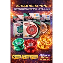 Stunt Movement Kutulu Metal Yoyo Süper Hızlı Profesyonel Yoyo