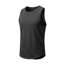 Genius Store Erkek Sıfır Kol Sporcu Atleti Ter Tutmayan Fitness Gym Tişörtü Sfr2026-mankensiz Siyah