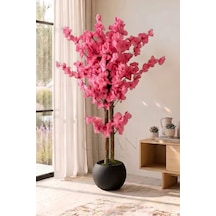 Pembe Japon Bahar Dalı Yapay Ağaç - 100 Cm Beyaz